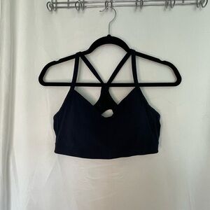 Athleta Blue Sports Bra with Strappy Back​​​